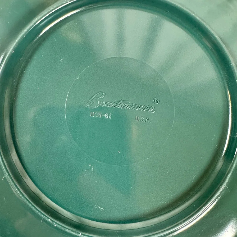 Vintage Boontonware Assorted Lot of 5 Melmac‎ Bread Plates Melamine Midcentury